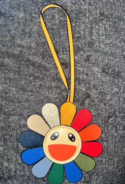 Rainbow Sunflower Charm
